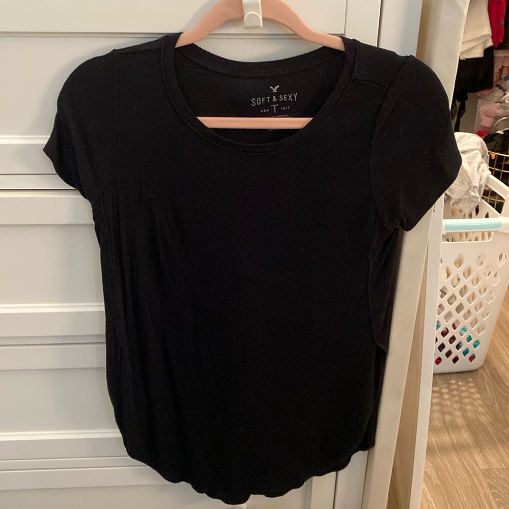 aerie ribbed tee
